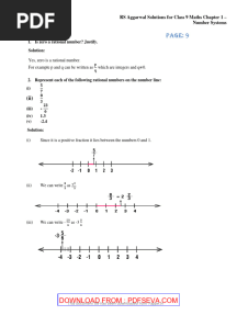 RS Aggarwal Class 9 Chapter 1