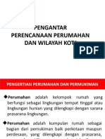 Pengantar Perencanaan Perumahan Dan Wilayah Kota 