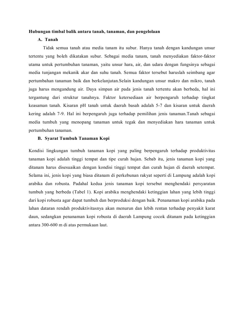 Hubungan Timbal Balik Antara Tanah PDF