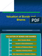 Valuationof Bondsand Shares