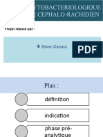 Analyse et Prélèvement du LCR | PDF | Liquide cérébro-spinal | Médecine ...
