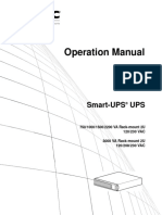 APC SMT1500RM2U 2U 1500VA Smart-UPS Operation Manual