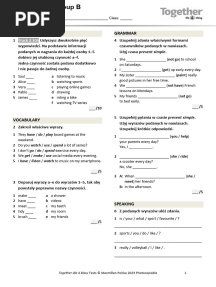 Together kl4 U7 Unit Test Standard B