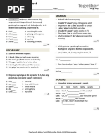 Together kl4 U7 Unit Test Support