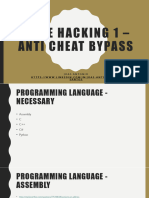 Game Hacking 1 - Anti Cheat BYPASS