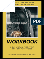 Quantum Leap Your Life, Sky Rocket Your Results Workbook