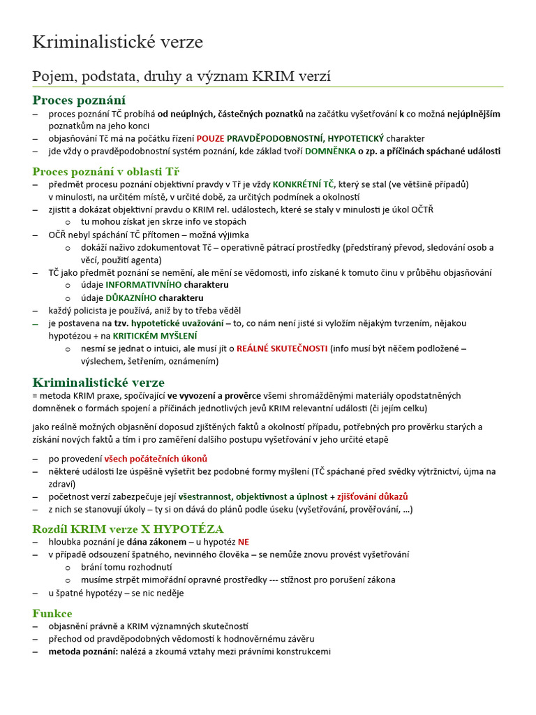 02 - KRIM Verze | PDF