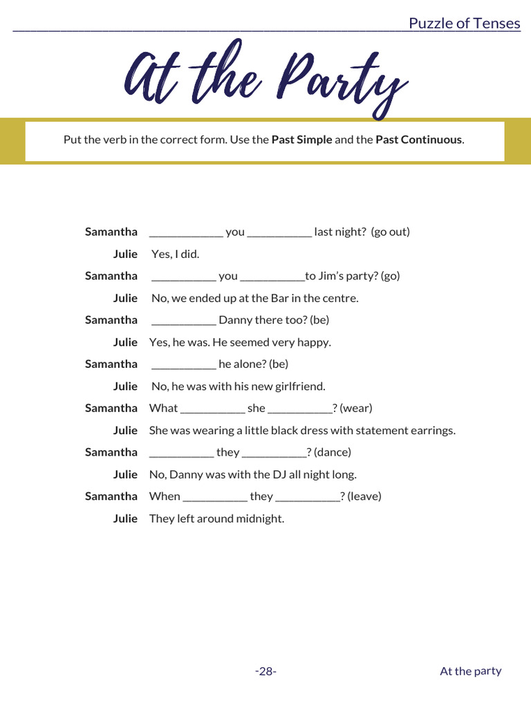 At The Party | PDF