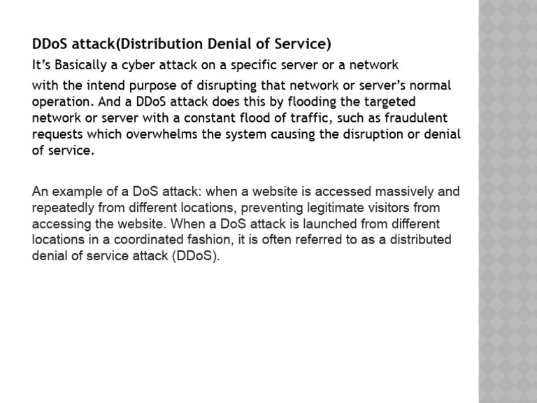 Understanding DDoS Attacks Basics | PDF