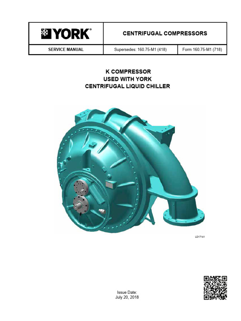 York K Chiller Compressor Service Manual | PDF | Bearing (Mechanical ...