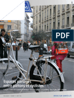Espaces Partages Entre Pietons Et Cyclistes RdA