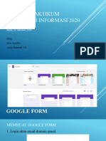 Materi Praktikum Pertemuan VI - Gforms