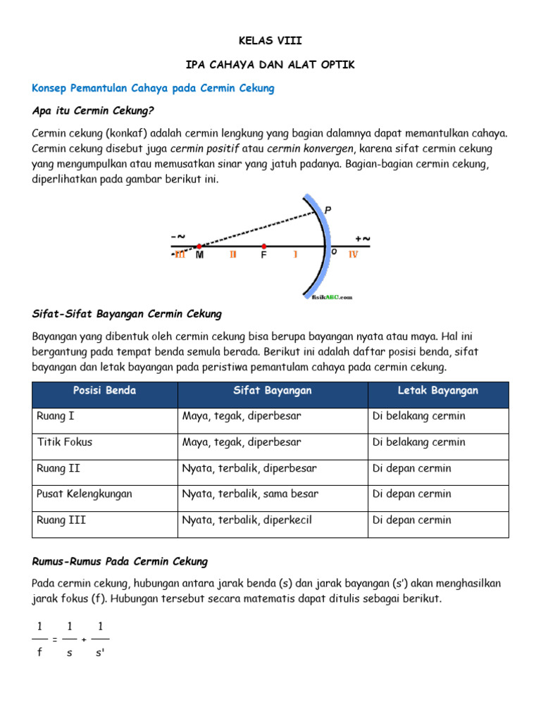 (Rangkap 4) Kelas Viii Ipa PT 3 | PDF