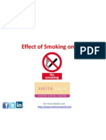Effect of Smoking on Gums