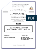 Calcul Mécanique Et Électrique D'une Ligne HT