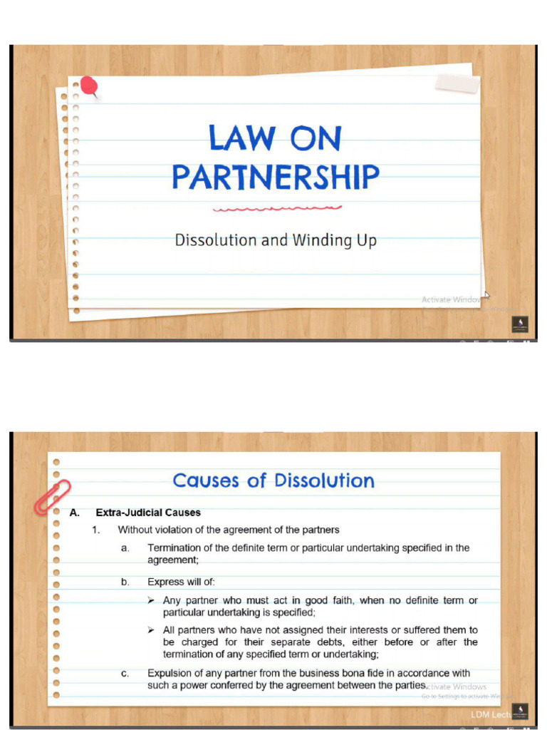 Dissolution And Winding Up Pdf