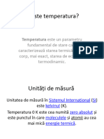 Ce este temperatura