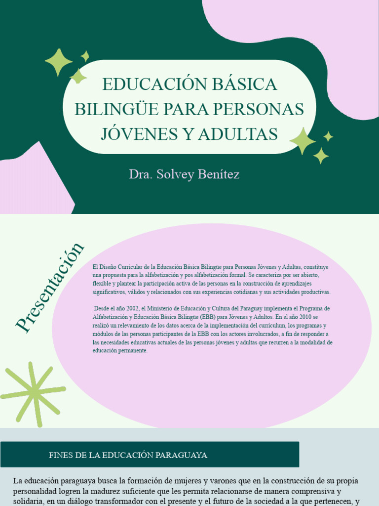 Ebb Jóvenes y Adultos Resumen | PDF | Plan de estudios | Aprendizaje