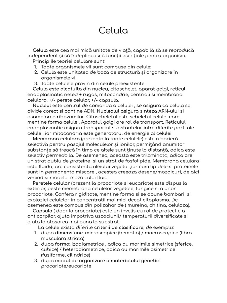 Celula | PDF
