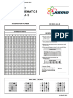 PDF Grade 3 Mathematics Answer Sheet Subject Code M 3 - Compress