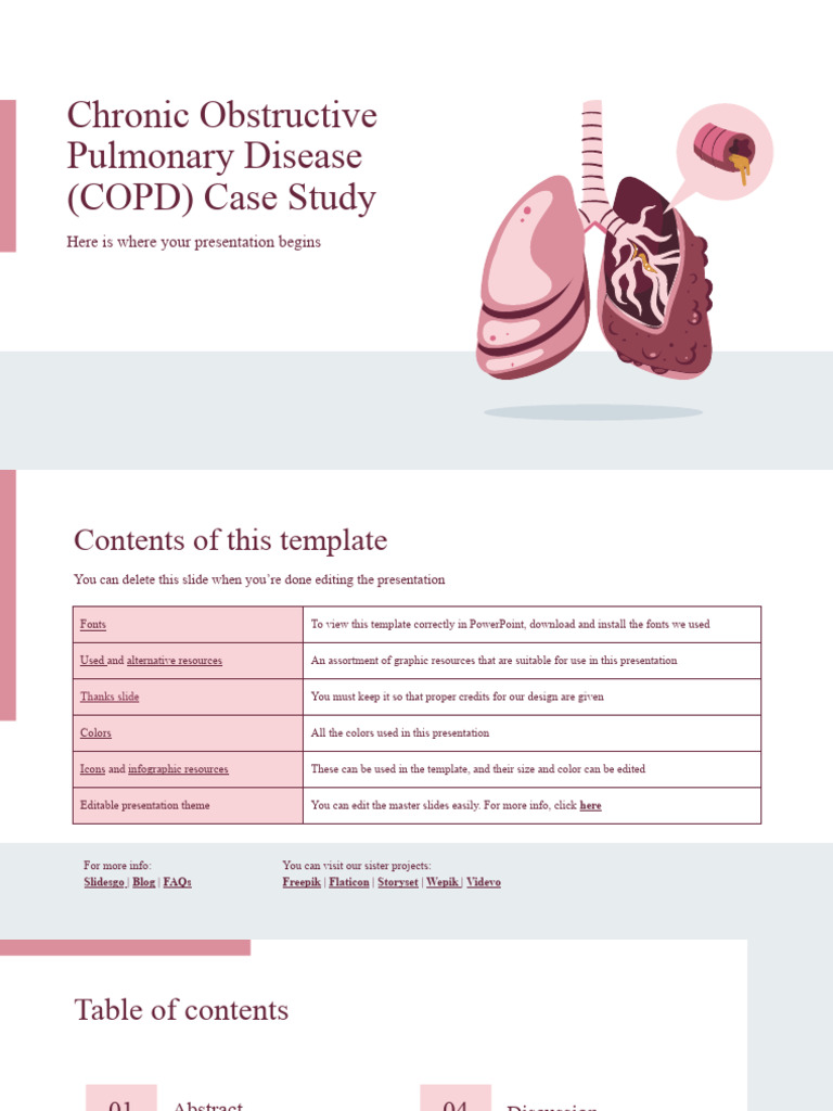 Chronic Obstructive Pulmonary Disease (COPD) Case Study by Slidesgo ...