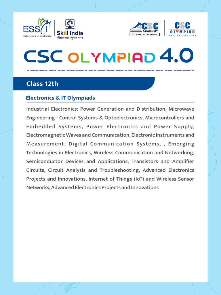 Class 12th Comprehensive Study Guide | PDF | Electronics | Chemistry
