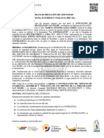 Contrato de Servicio de Seguridad y Vigilancia Privada