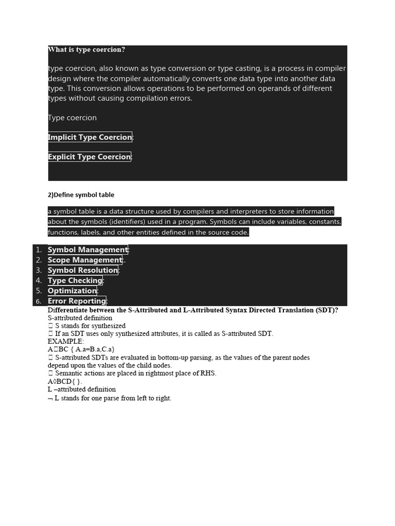 What is Type Coercion | PDF