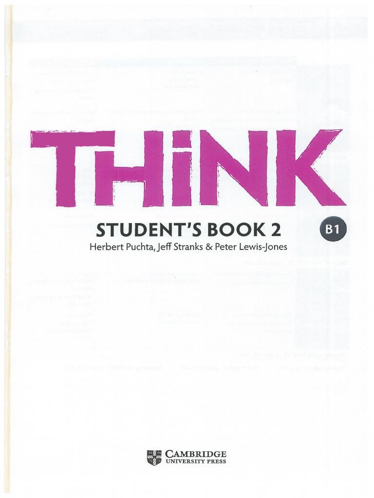 Libro Think Combo 2B PDF | PDF