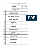 Material List For Quotation