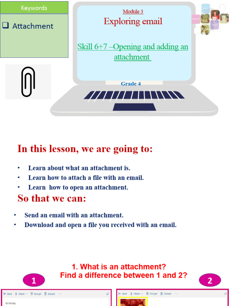 Email Attachments for Grade 4 Students | PDF | Career & Growth