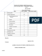 mental health nursing checklist and evaluation format1