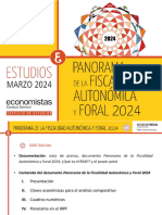 Panorama de la fiscalidad autonómica y foral 2024, publicado por REAF en marzo de 2024.