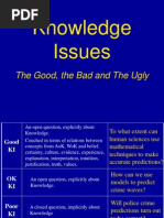 Download ToK Knowledge Issues Ppt by dhitch1969 SN72897713 doc pdf