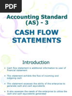 Accounting Standard (AS) - 3: Cash Flow Statements