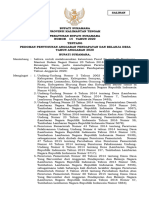 Perbup Nomor 14 Tahun 2020 Tentang Pedoman Penyusunan APB Desa 2020 KABUPATEN SUKAMARA