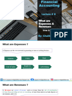 Expenses and Revenues