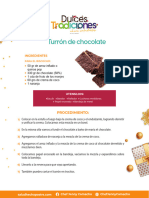 Receta Turron de Chocolate