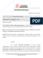 Notificação Extrajudicial - Problemas Instalação Fachada - 1