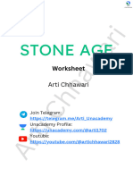 Worksheet 1 Stone Age