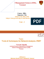 Network Analysis Techniques - PERT