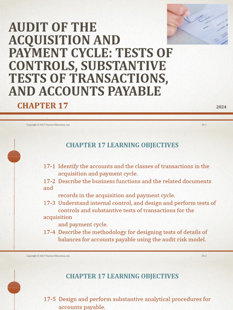 2 Lecture 2 (Auditing 2) CH 17 (2024) | PDF | Accounts Payable | Audit