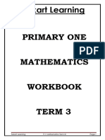 P1term 3 Maths Workbook