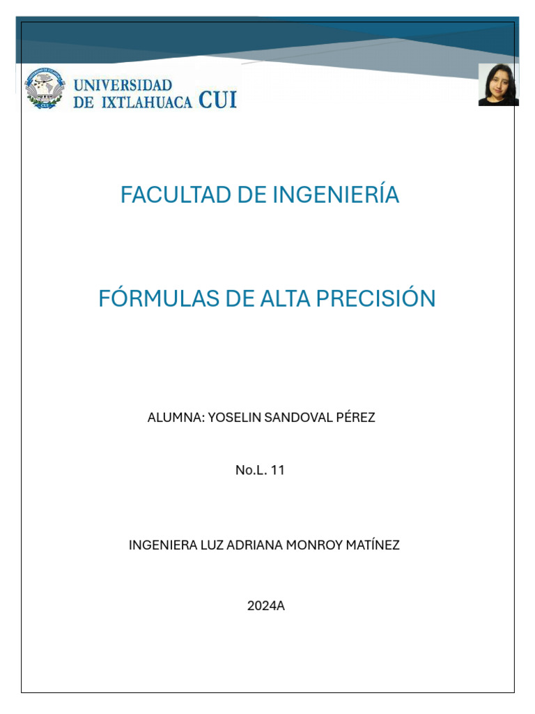 Fórmulas de Alta Precisión Matemática | PDF | Pi | Matemáticas