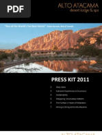 Alto Atacama Desert Lodge & Spa - PRESS KIT 2011