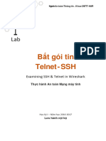 Lab1 - SSH Telnet in Wireshark