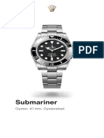 Submariner: Oyster, 41 MM, Oystersteel