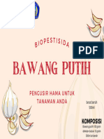 Label Biopestisida Bawang Putih