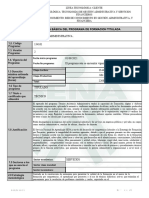 Programa de Formacion