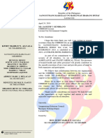 Request Letter - Cdrrmo Lucena